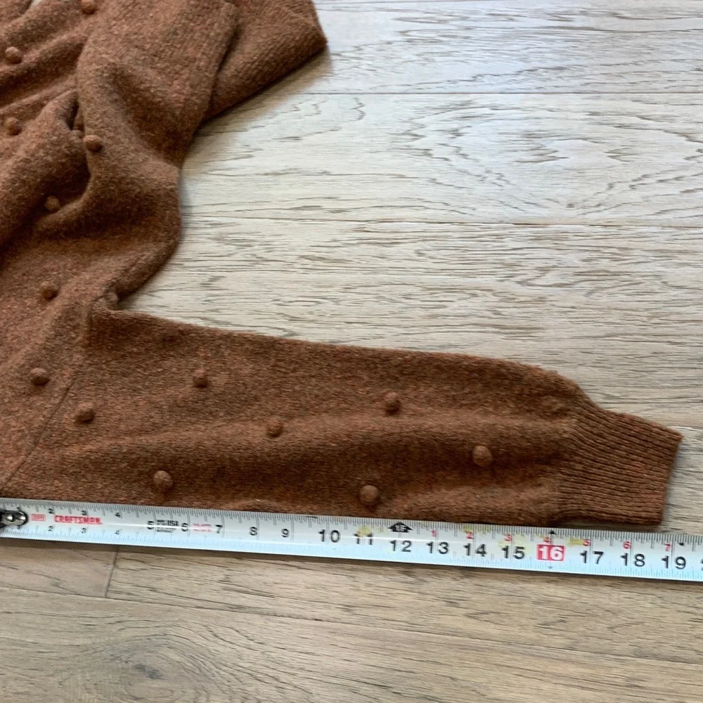 Madewell Brockton Bobble Sweater Merino Wool Blend Size Medium - Picture 8 of 10